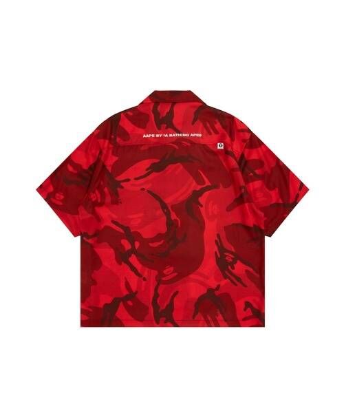 【AAPE 】0424發售 AAPE MAIN SHORT SLEEVE SHIRT(camouflage)