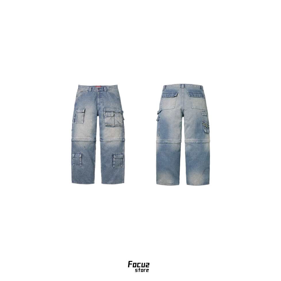 【Focus Store】現貨秒發 Supreme SS26 Week7 Zip Off Utility Pant 可拆式 牛仔工裝褲
