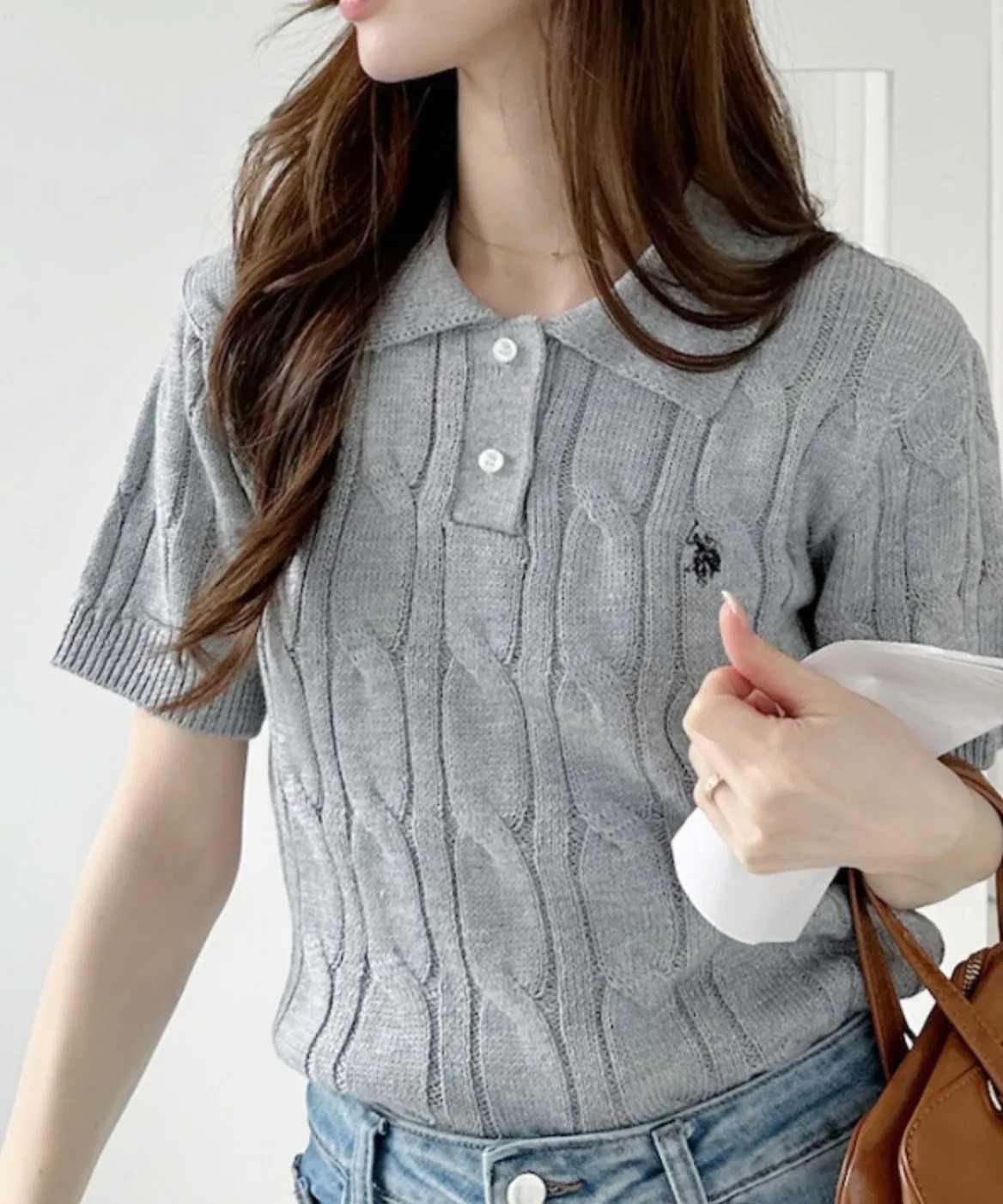限時折扣團 🇯🇵 U.S. POLO ASSN 麻花針織短袖