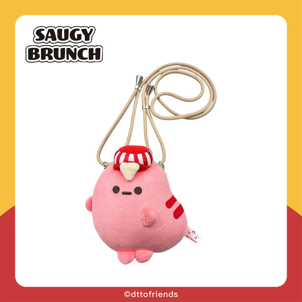 dtto friends-saugy brunch系列-絨毛手機掛繩-Saugy