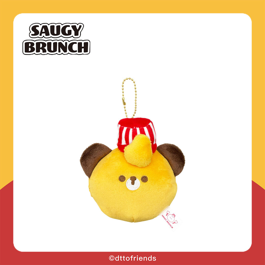 dtto friends-saugy brunch系列-絨毛飲料提袋-Dinu