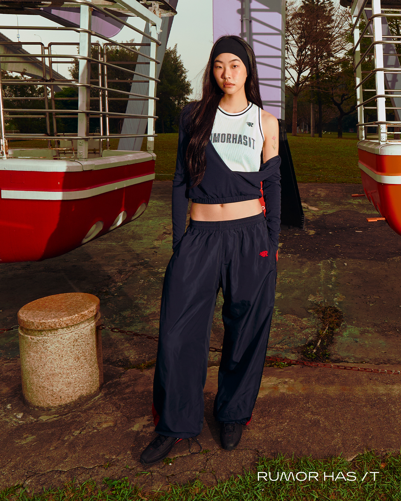 RHI Off Court Track Stripe Pants