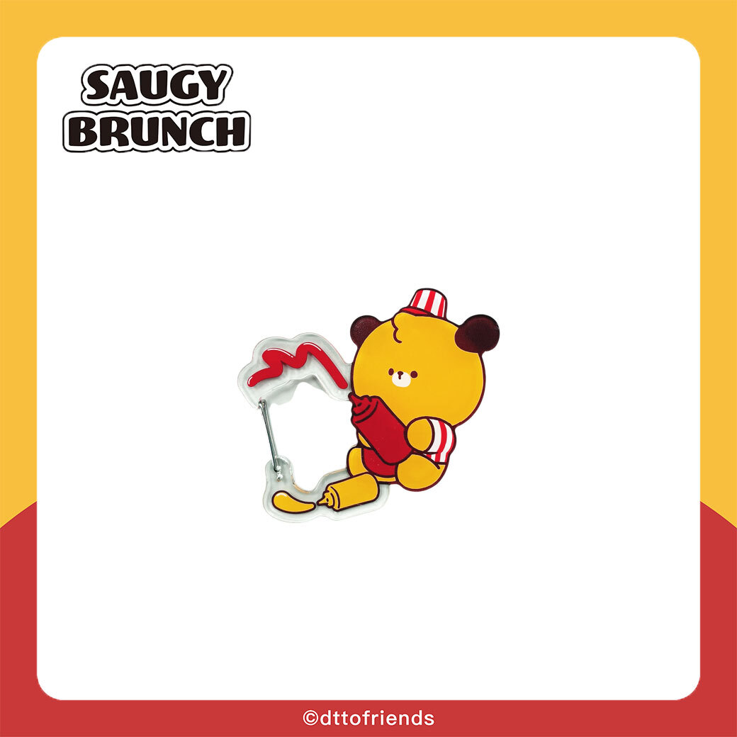 dtto friends-saugy brunch系列-壓克力登山扣-Dinu