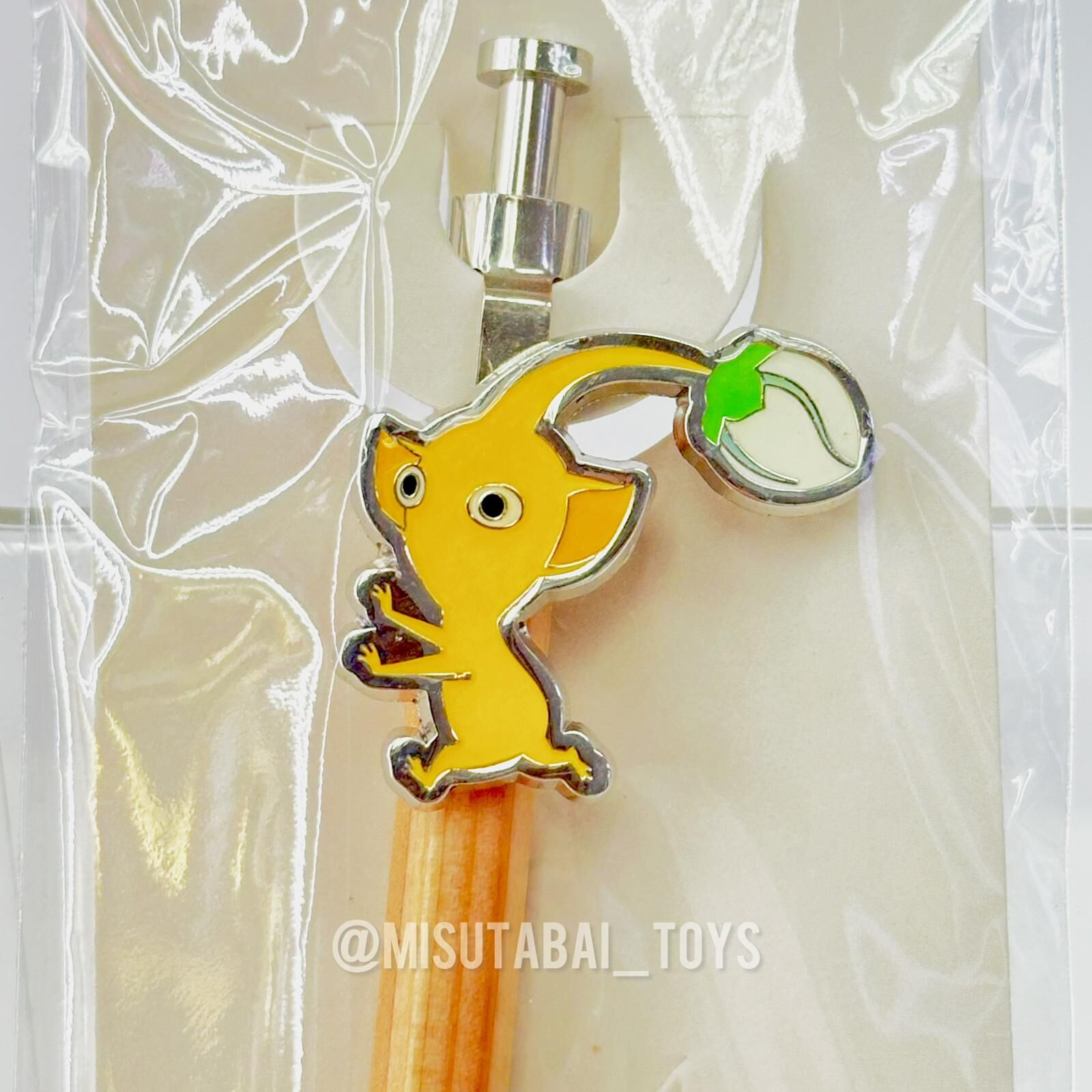 Nintendo 黃色皮克敏圖案原子筆