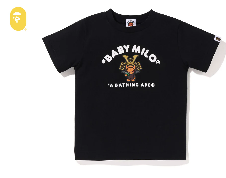 【BAPE童裝】0425 發售KABUTO BABY MILO COLLEGE TEE