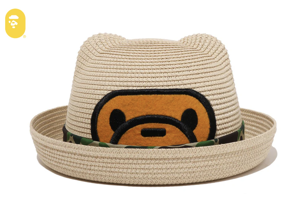 【BAPE兒童配件】0425 發售ABC CAMO MILO FACE BLADE HAT