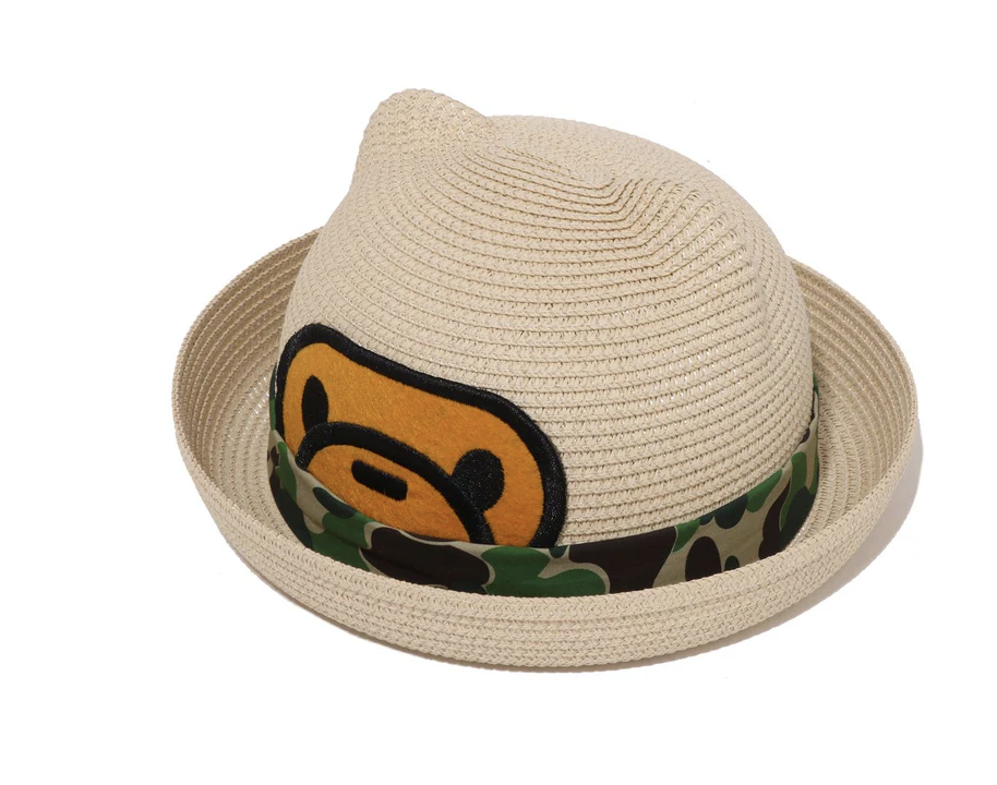 【BAPE兒童配件】0425 發售ABC CAMO MILO FACE BLADE HAT
