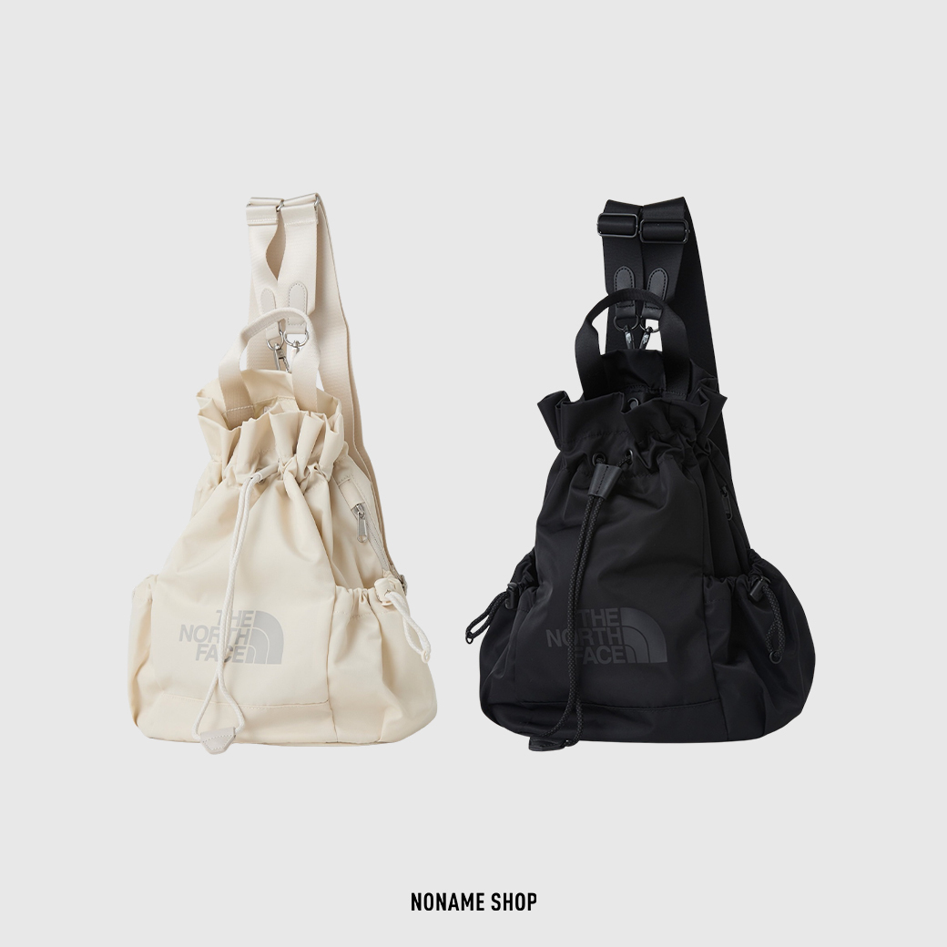 THE NORTH FACE  WHITE LABEL 輕便 多功能 4WAYS 抽繩 尼龍 後背包 單肩包 手提包 兩色