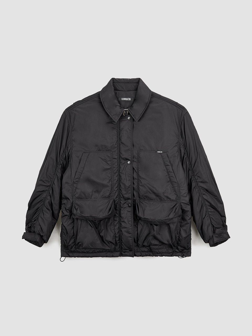 KIMMATIN尼龍鋪棉工裝夾克 黑色