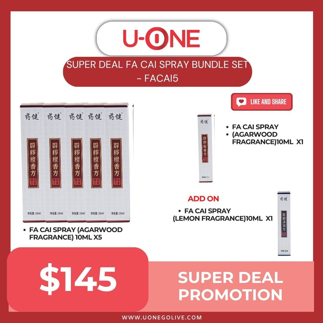 PRE-ORDER SUPER DEAL FA CAI SPRAY BUNDLE SET - FACAI5