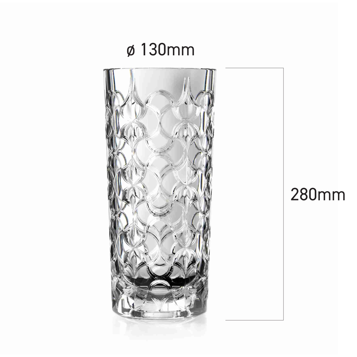 意大利 RCR Arabesque 無鉛水晶花瓶 280