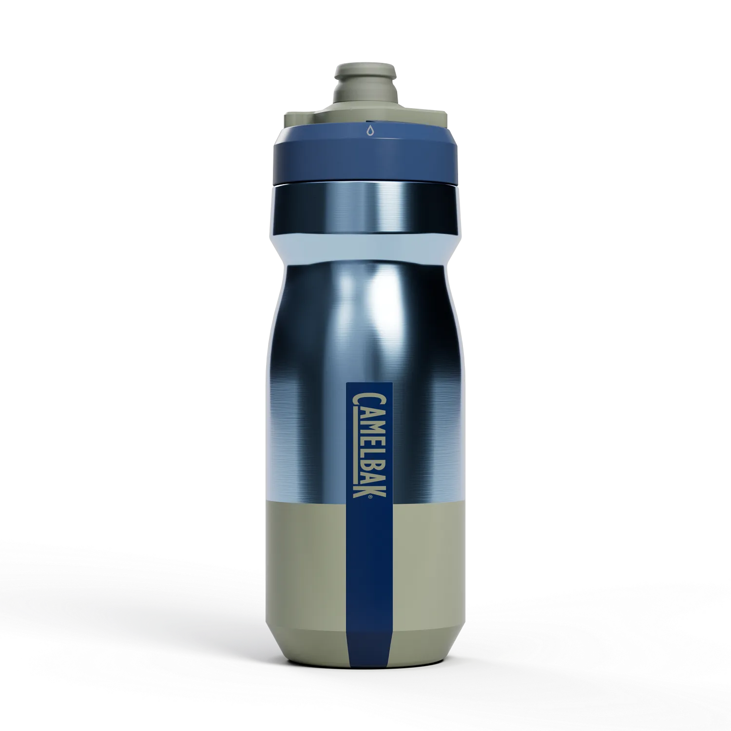 【CamelBak】530ml Podium 競速真空保冰單車水瓶-深海藍