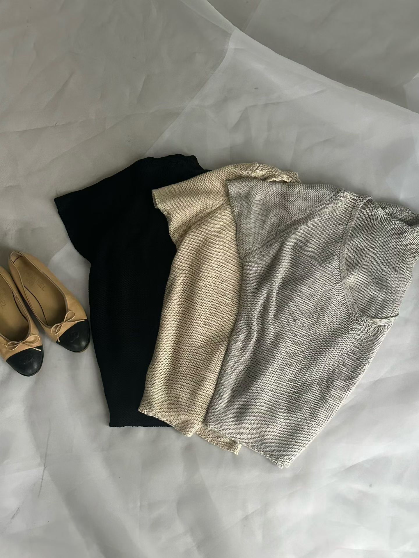 WW2635 粗織U領Top