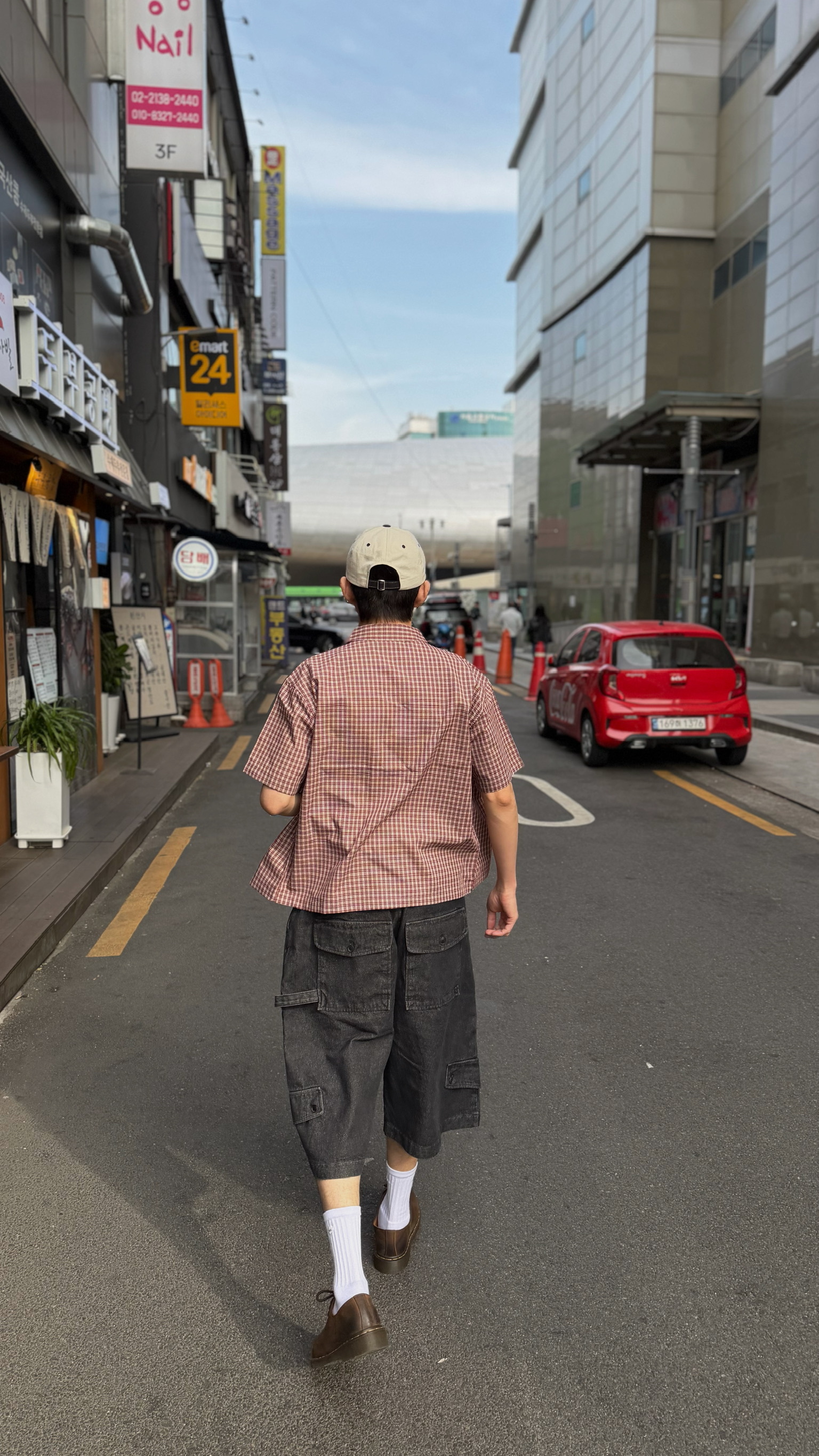 A4 七分街頭牛仔短褲