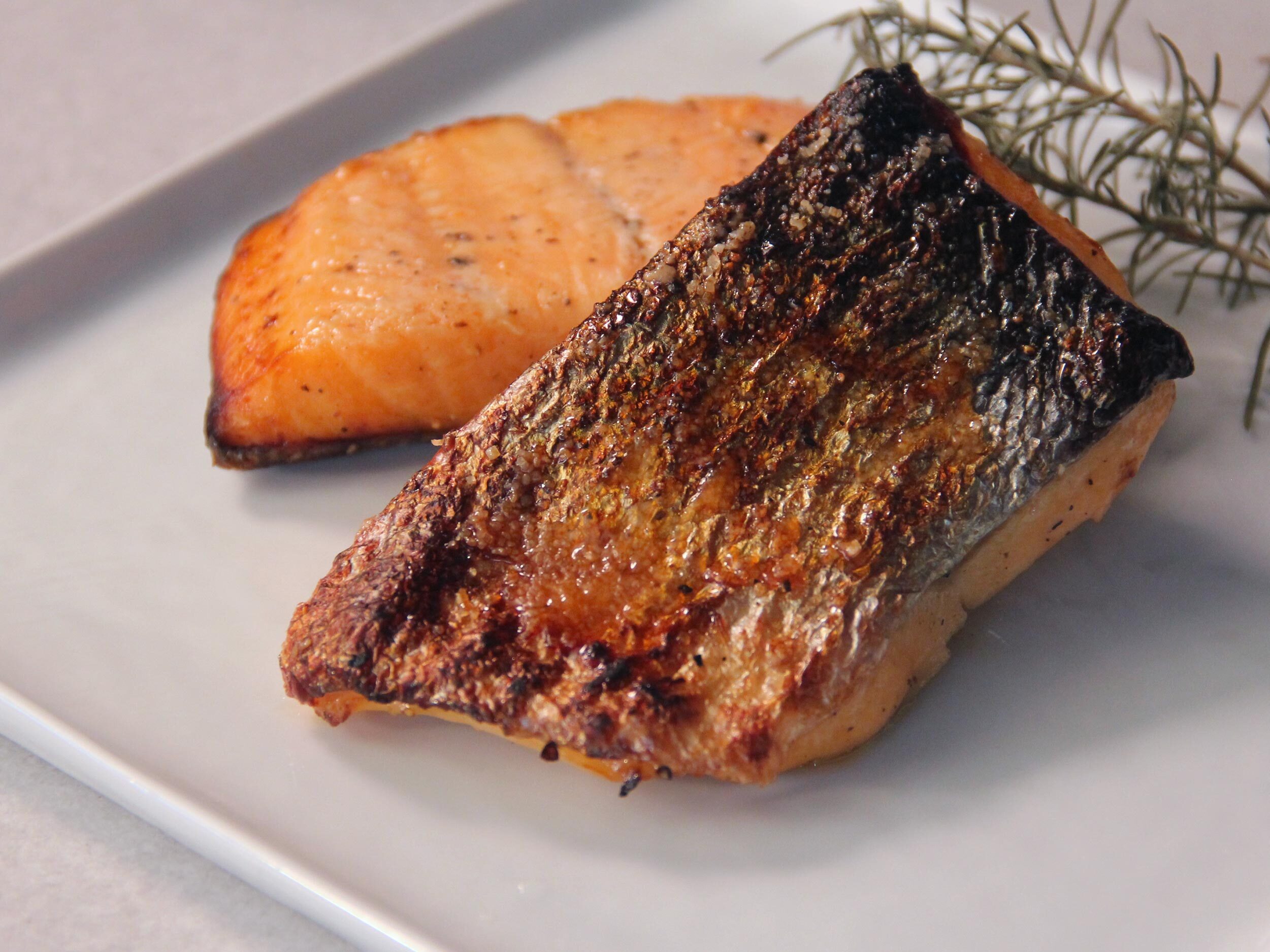 白酒楓糖漿烤鮭魚