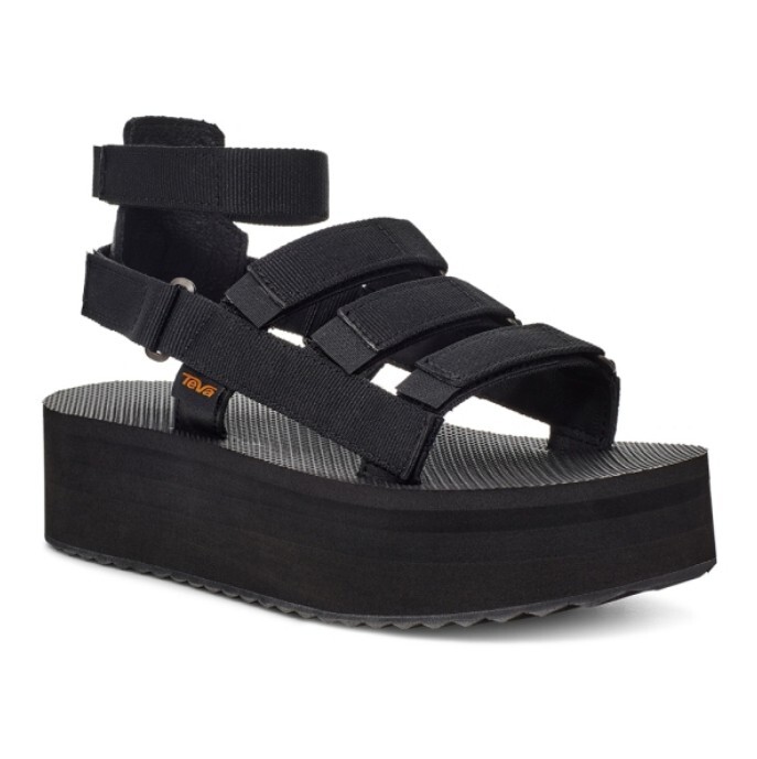 TEVA 涼鞋 FLATFORM MEVIA 黑色 厚底 羅馬織帶 女 TV1116810BLK