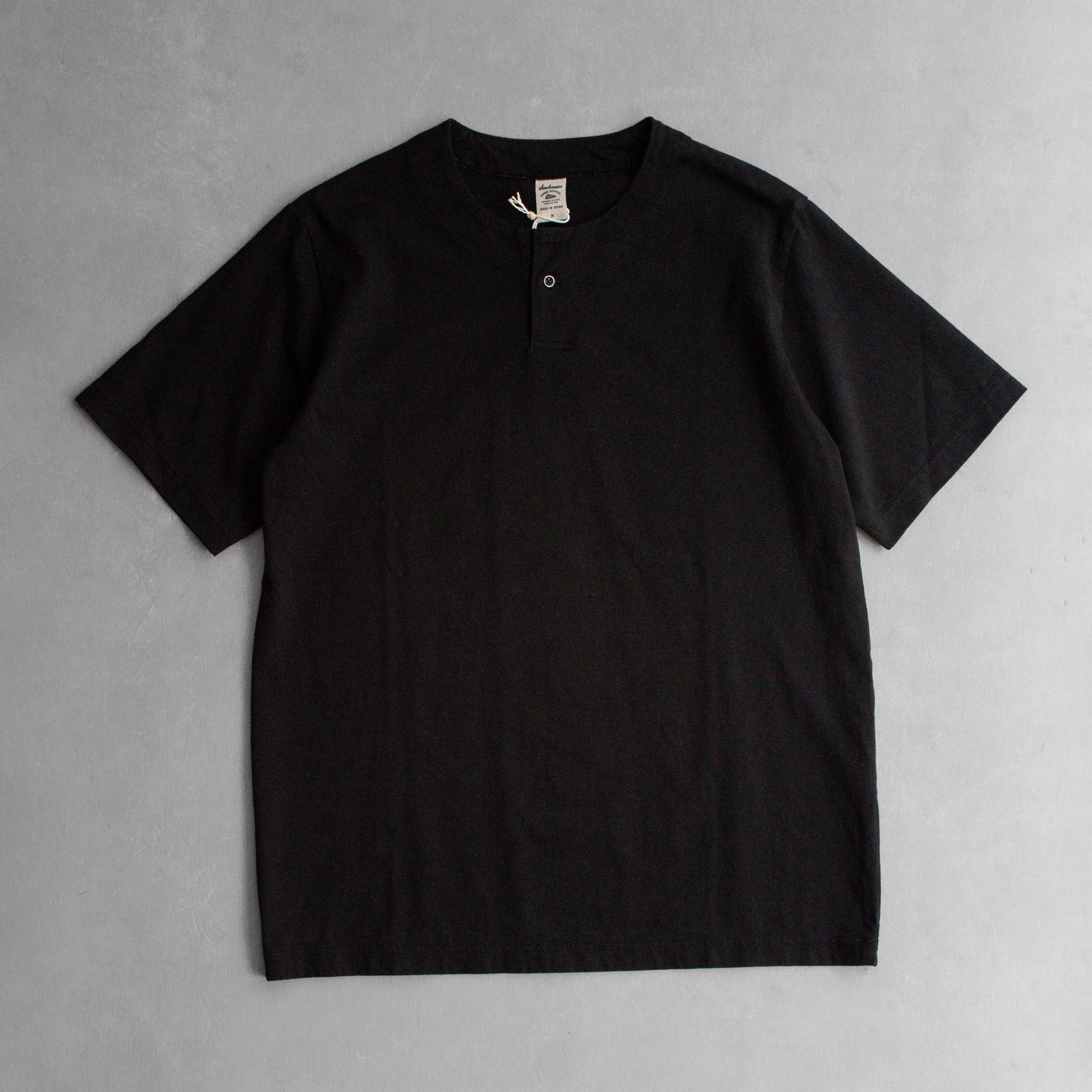 JACKMAN HENLEY NECK S/S T-SHIRT 日本製 亨利領 短袖 T恤 二色