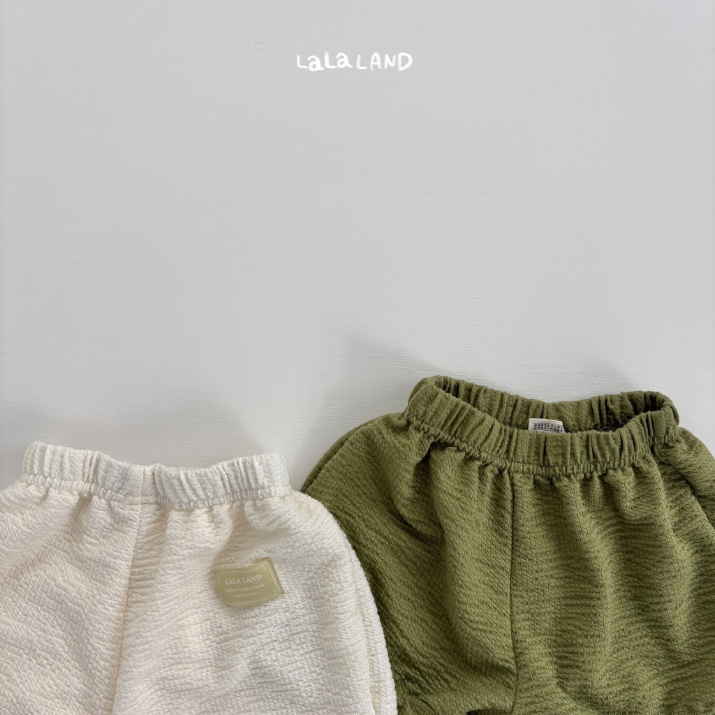 韓國🇰🇷LALA LAND 紋理燈籠短褲(XS-XL)