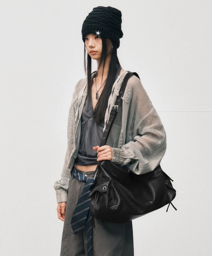 （預購） SQUARELINE Sloan 鉚釘皮帶機車包