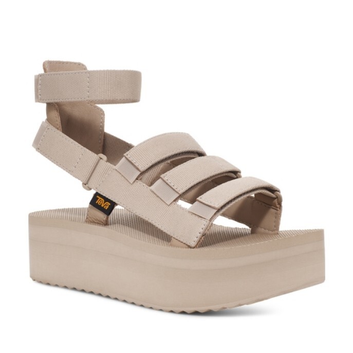 TEVA 涼鞋 FLATFORM MEVIA 沙色 厚底 羅馬織帶 女 TV1116810FRGY