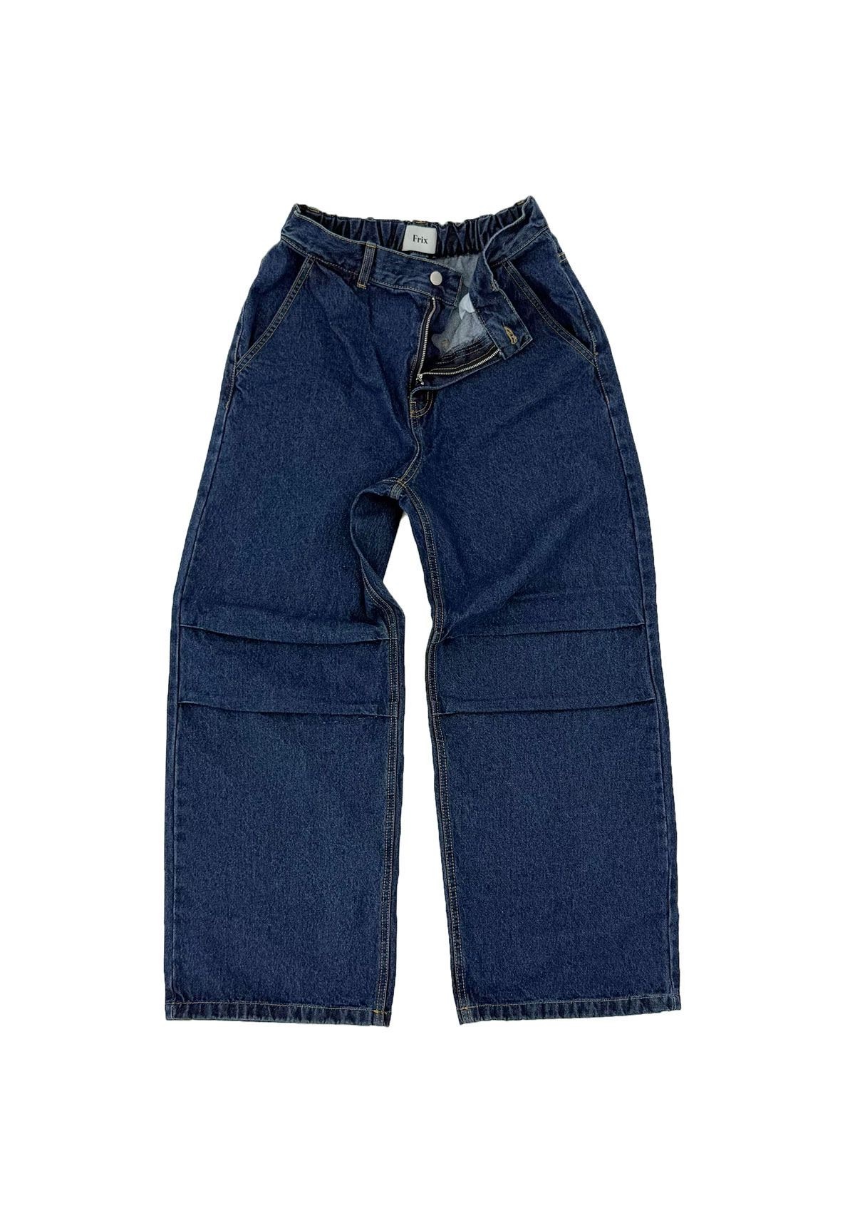 A5 街頭塗鴉牛仔褲（鬆緊）