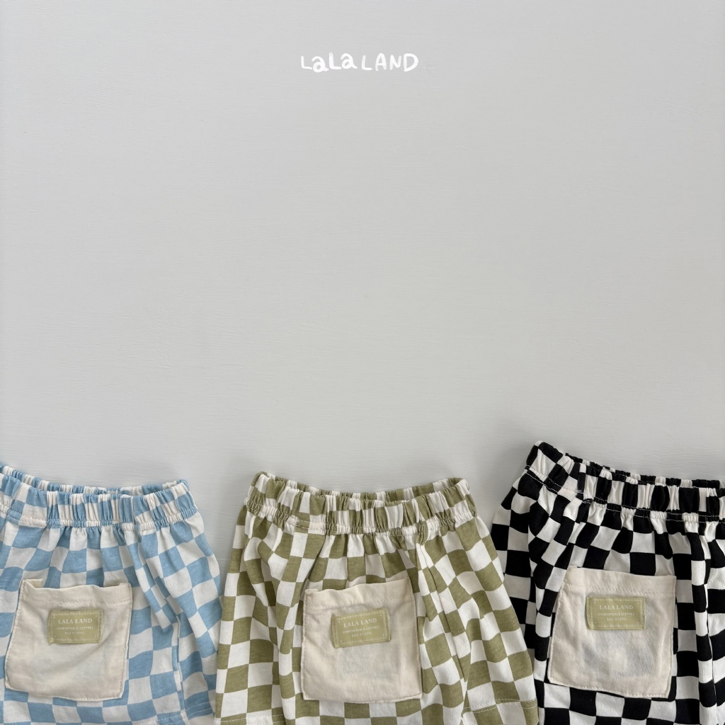 韓國🇰🇷LALA LAND 棋盤格短褲(XS-XL)