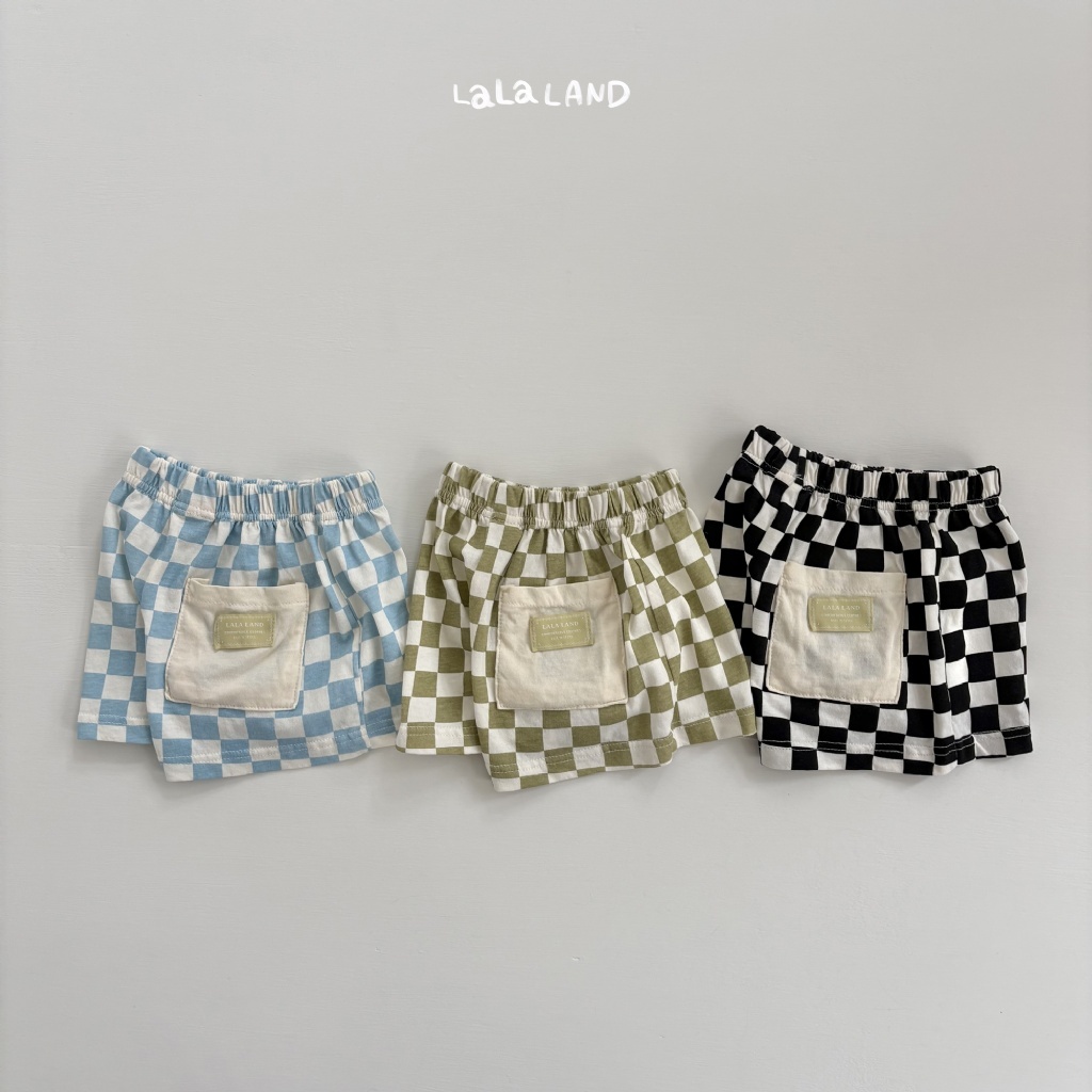 韓國🇰🇷LALA LAND 棋盤格短褲(XS-XL)