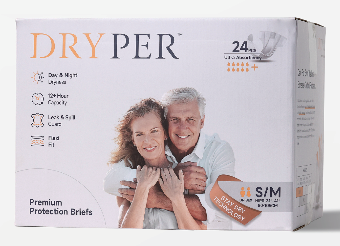 IAP - AD_S【成人紙尿片】美國品牌 Dryper 細碼S 原箱(24包)裝 成人紙尿褲 成人尿片 老人院 院舍 家庭專用 超強力吸收 Adult Diapers