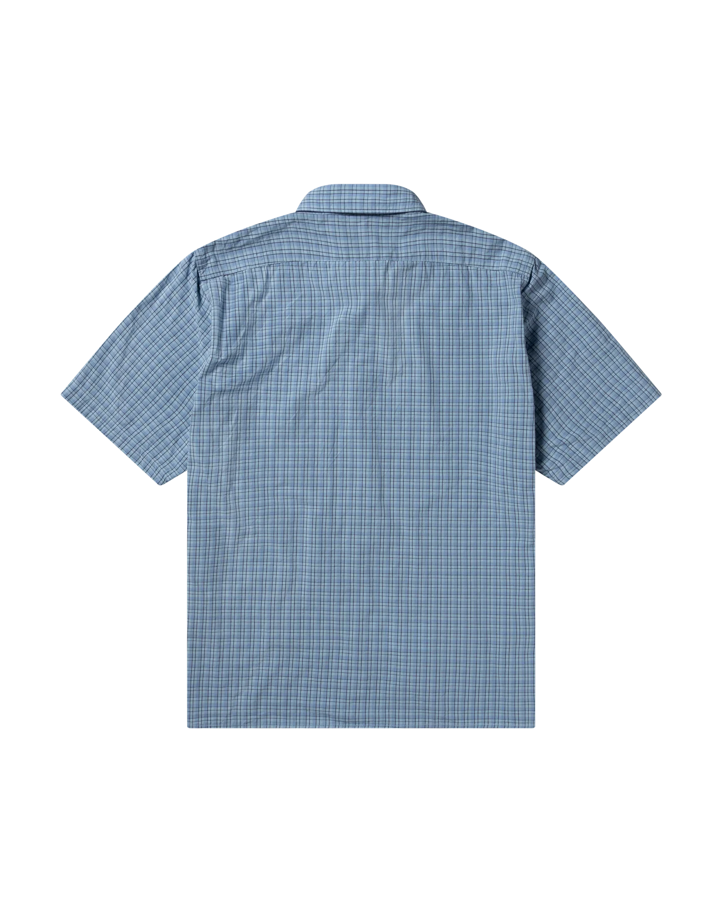 No Problemo | Alien-O Print SS Check Shirt "BLUE"