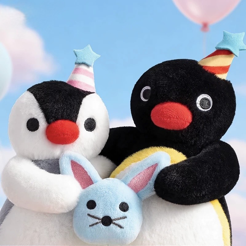 PINGU 企鵝家族 驚喜生日禮物 玩偶禮盒
