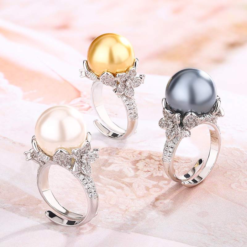 Y731黑珍珠戒指(A128)