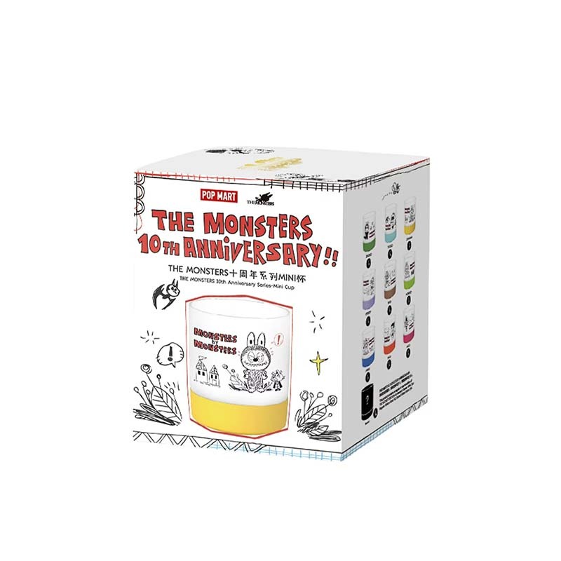【盲盒】Pop Mart 泡泡瑪特 THE MONSTERS十周年系列MINI杯 杯子 P-01202810342 [台灣現貨]