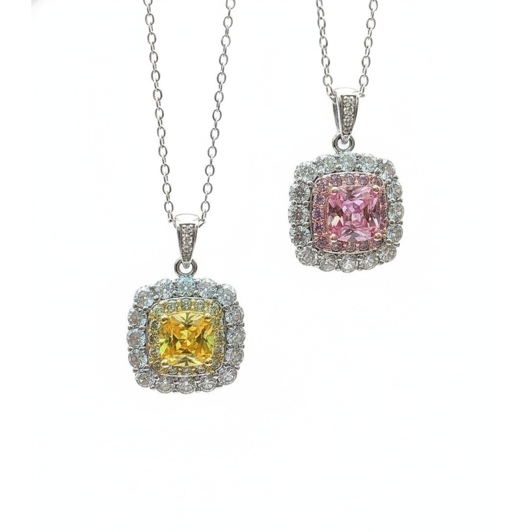 Y016黃色項鏈(A27)