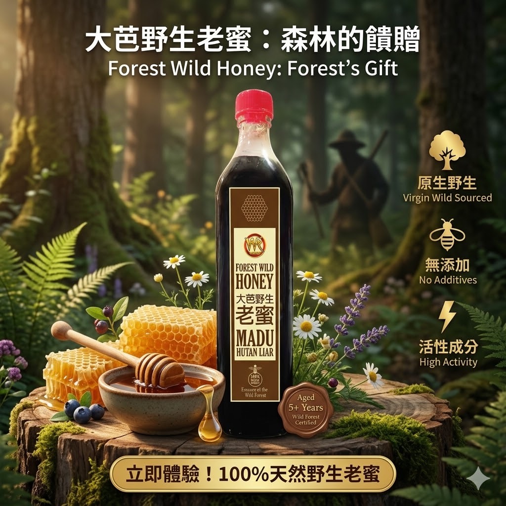 【直播】 LX042413 文冬如意 大巴野生老蜜 1kg