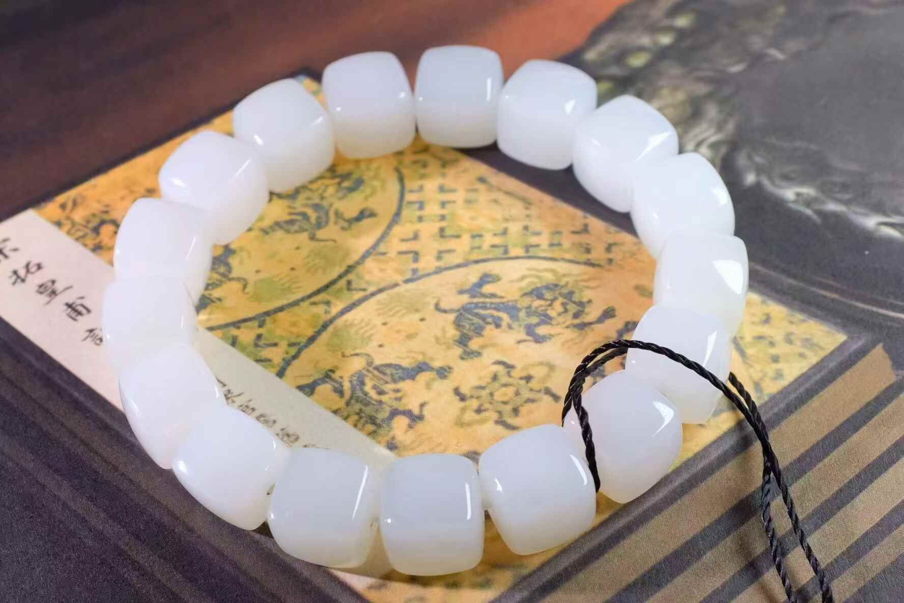 417721 和田白玉手串 (12mm直徑)