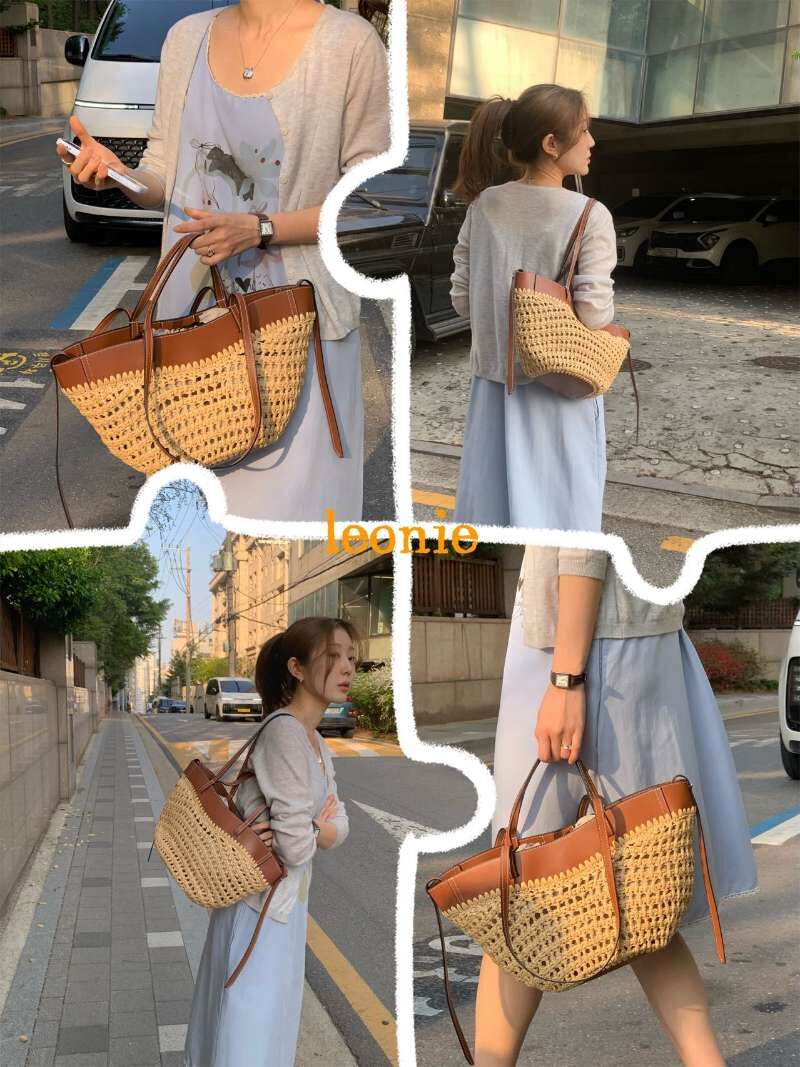 Leonie - 草編托特包