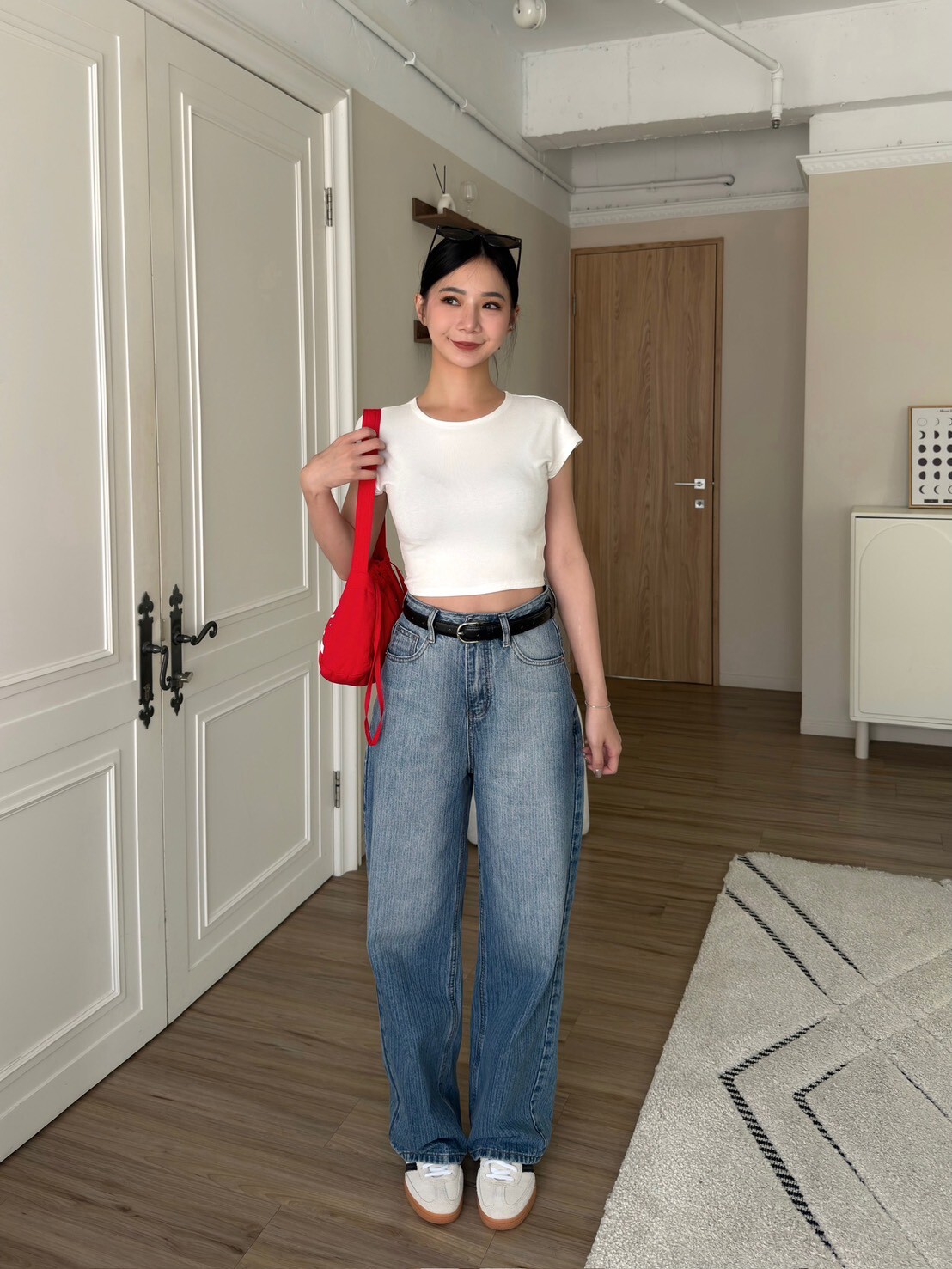 好身材彈力素面上衣