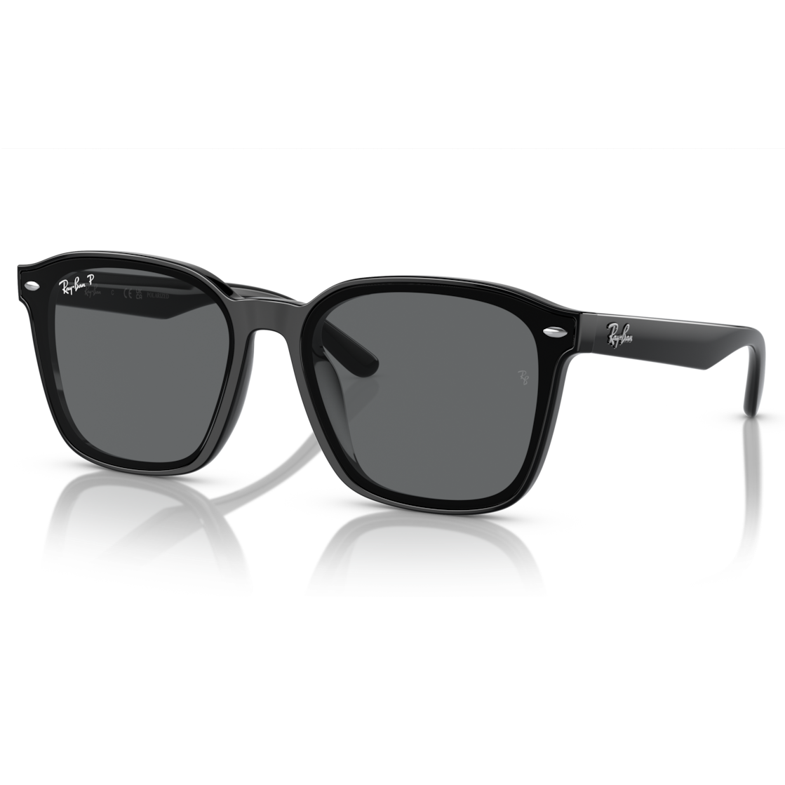 【RayBan】RB4392D 601/81-66mm 方框偏光太陽眼鏡 #茄子蛋阿斌配戴款