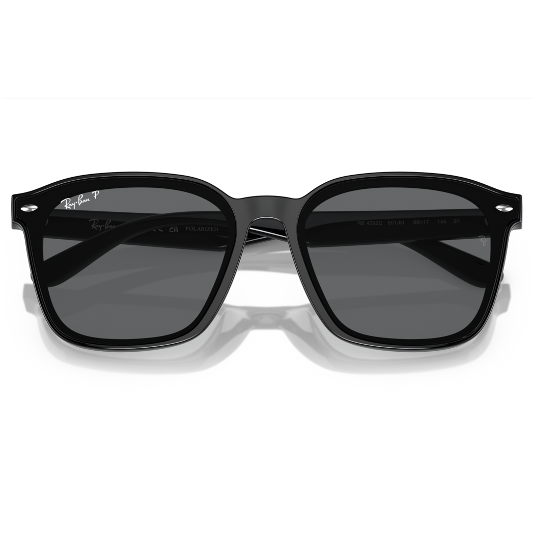 【RayBan】RB4392D 601/81-66mm 方框偏光太陽眼鏡 #茄子蛋阿斌配戴款