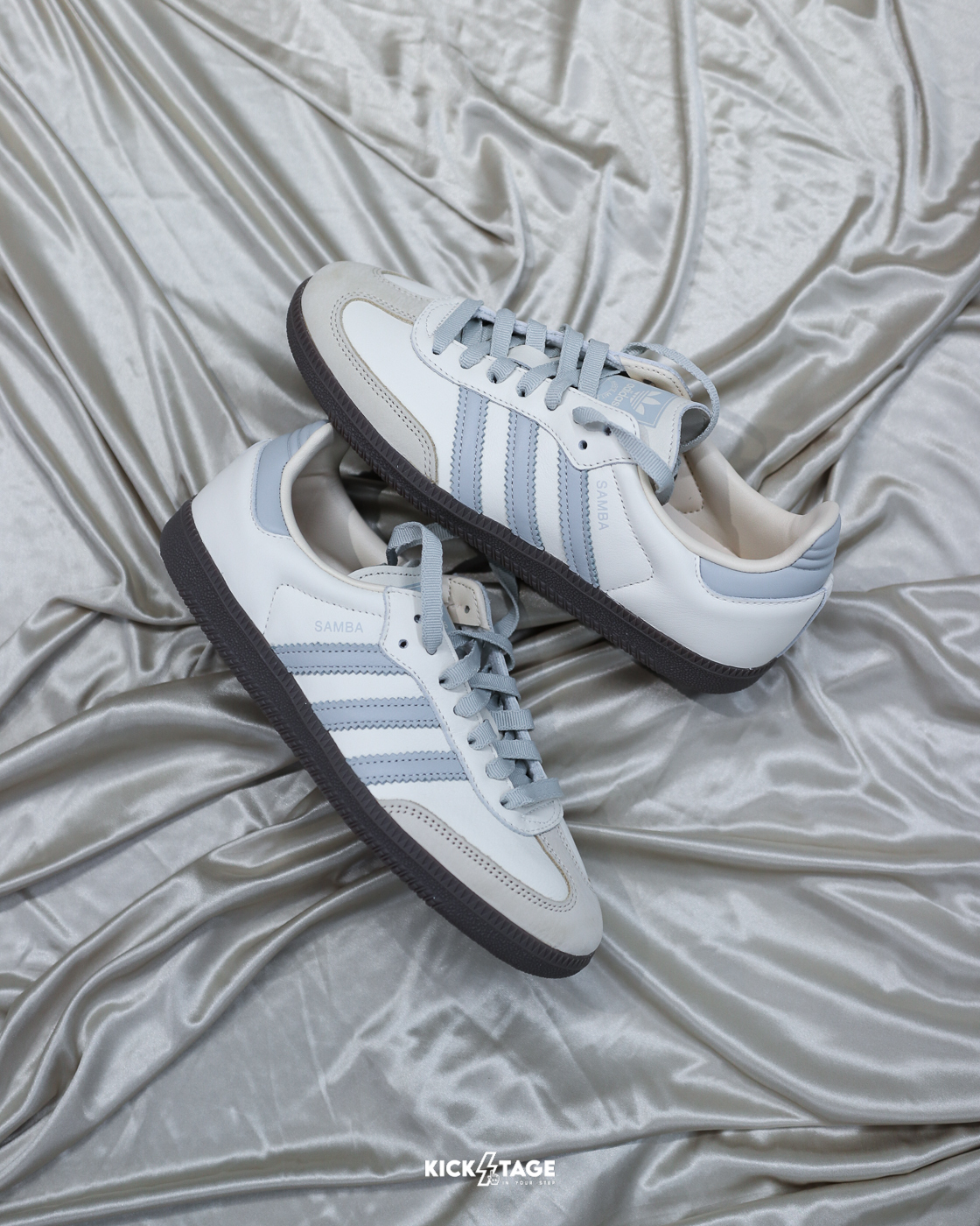 （連線代購商品）女鞋 ADIDAS ORIGINALS SAMBA OG 'CREAM GREY' 奶油灰 低筒 休閒鞋【JH7299】