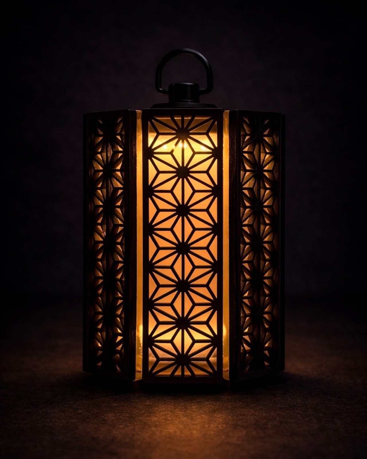 Asagaraworks - 38燈八角燈罩 | 胡桃木