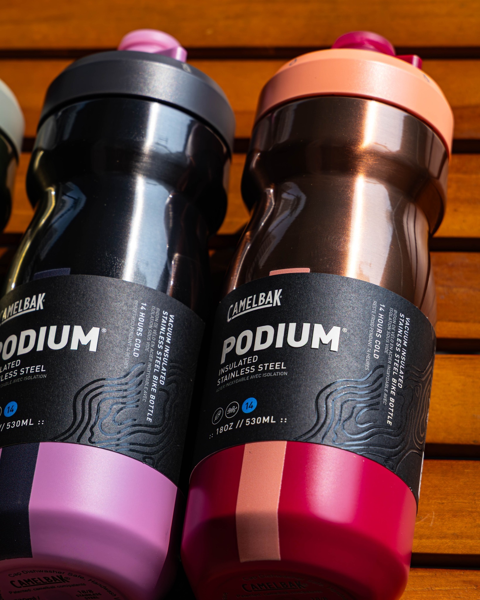 【CamelBak】530ml Podium 競速真空保冰單車水瓶-夜幕紫