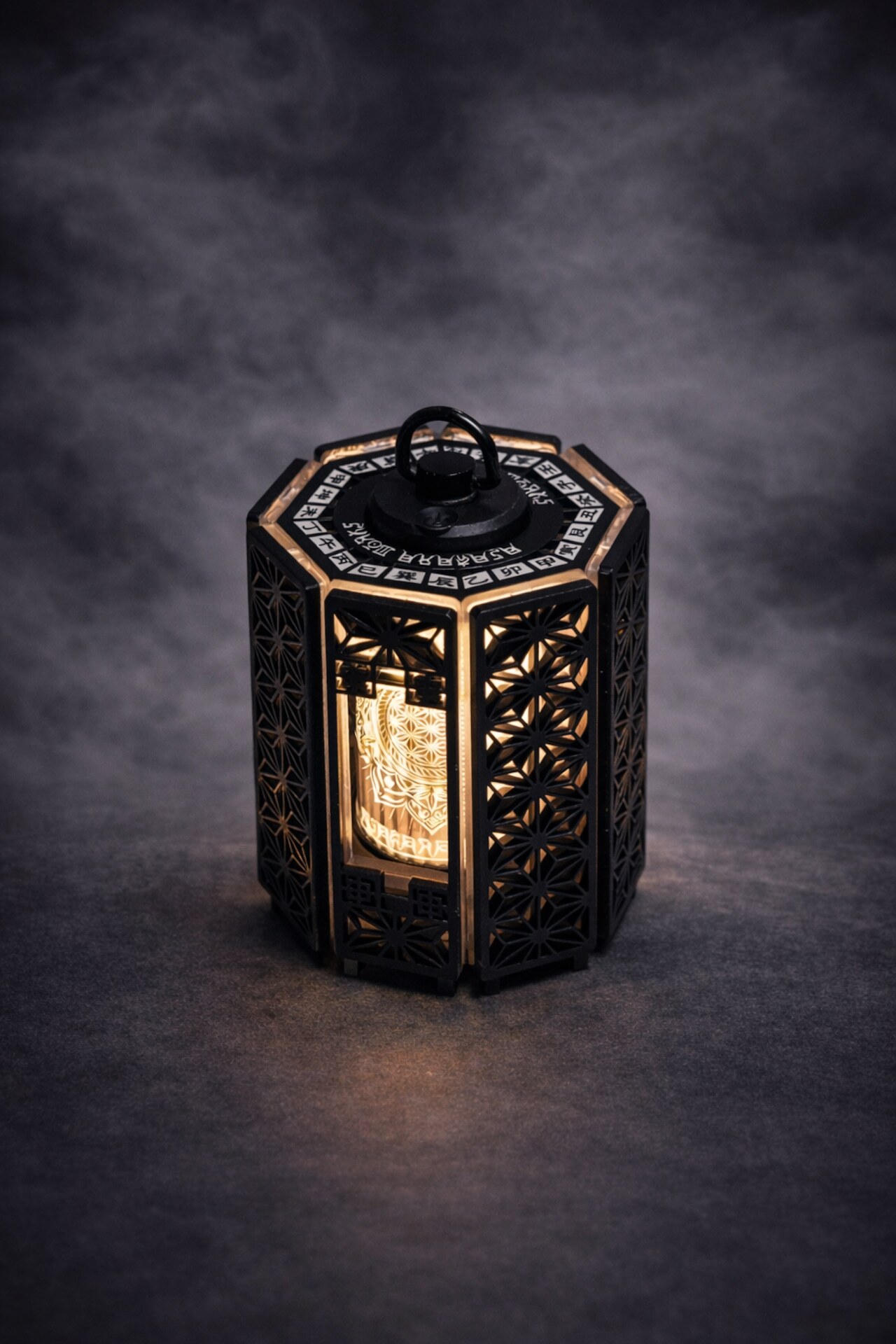 Asagaraworks - 38燈八角燈罩 | 壓克力 | 霧面黑