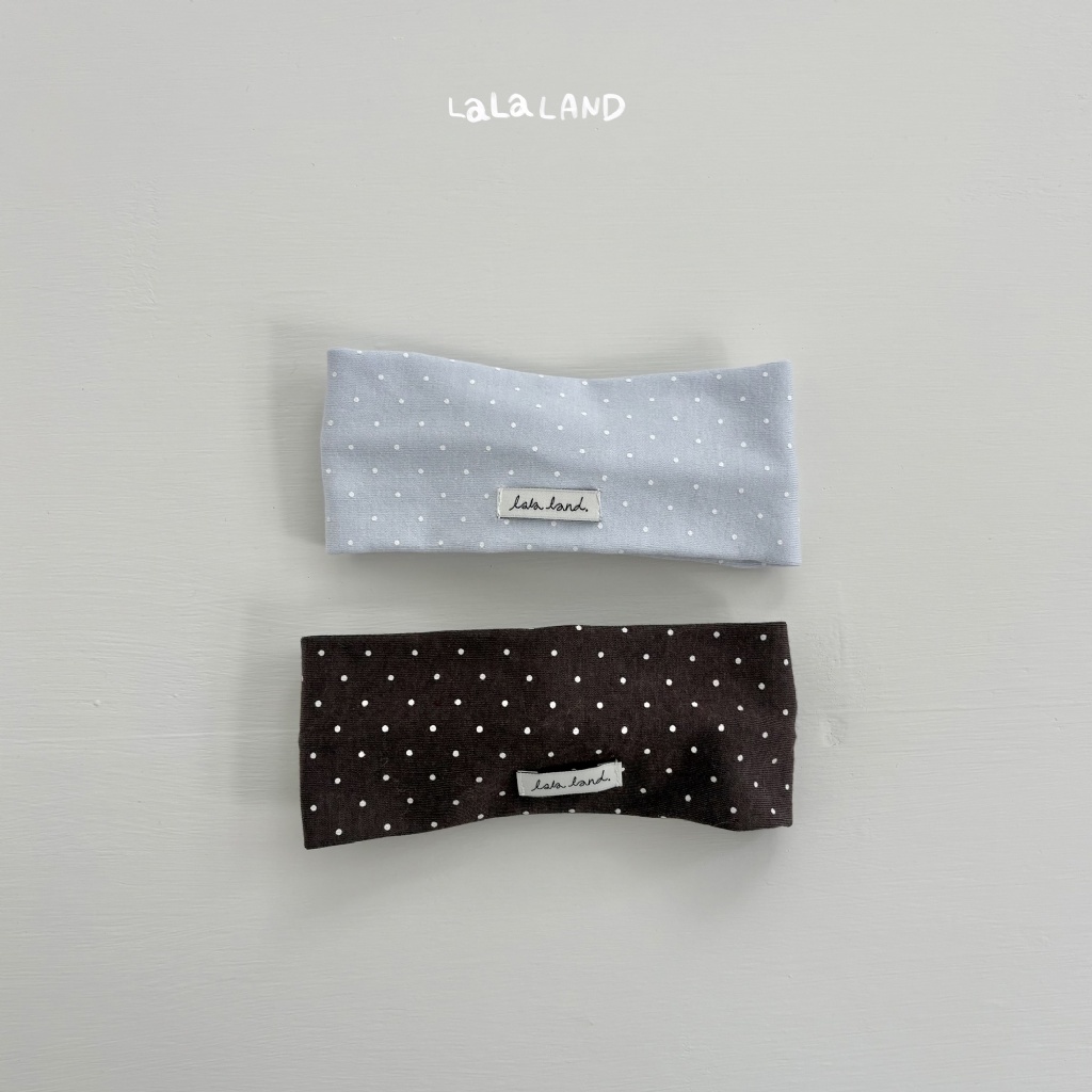 韓國🇰🇷LALA LAND 點點交叉髮帶