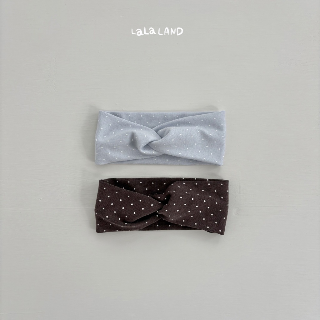 韓國🇰🇷LALA LAND 點點交叉髮帶