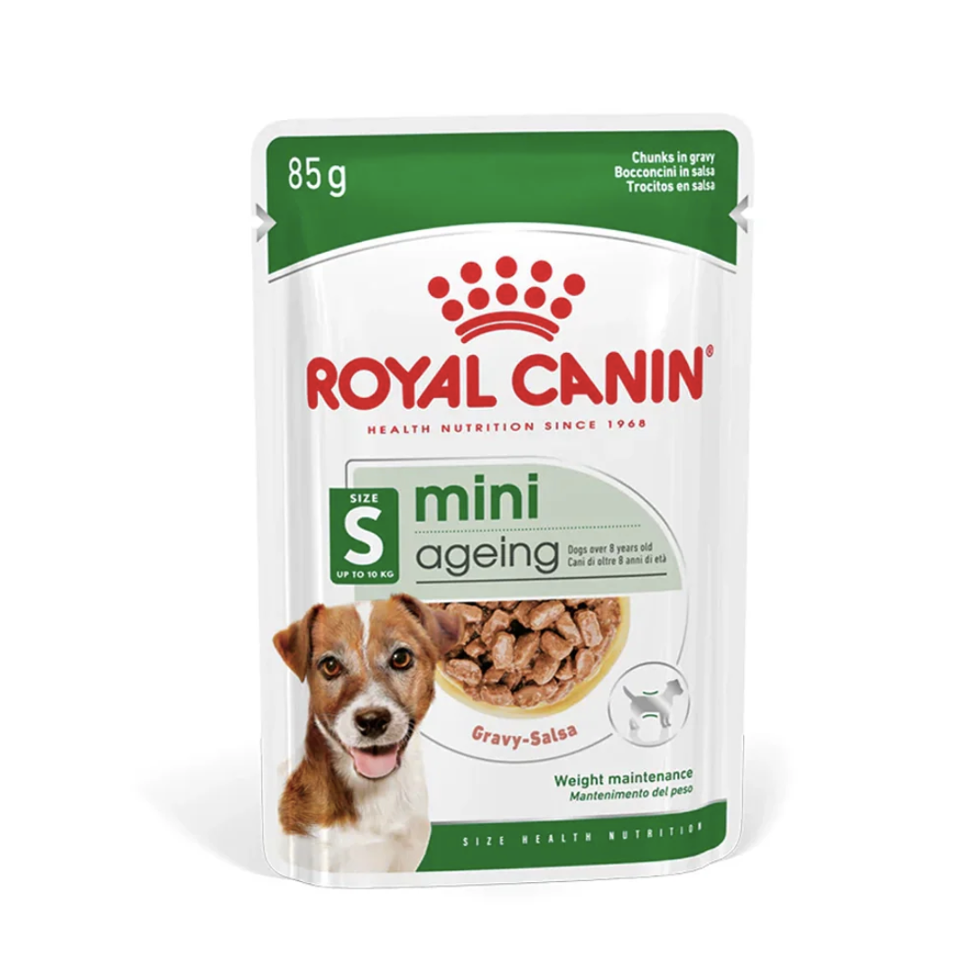 Royal Canin - 狗濕糧 - 小型老犬12+營養主食濕糧 (肉汁) 85G (12包)
