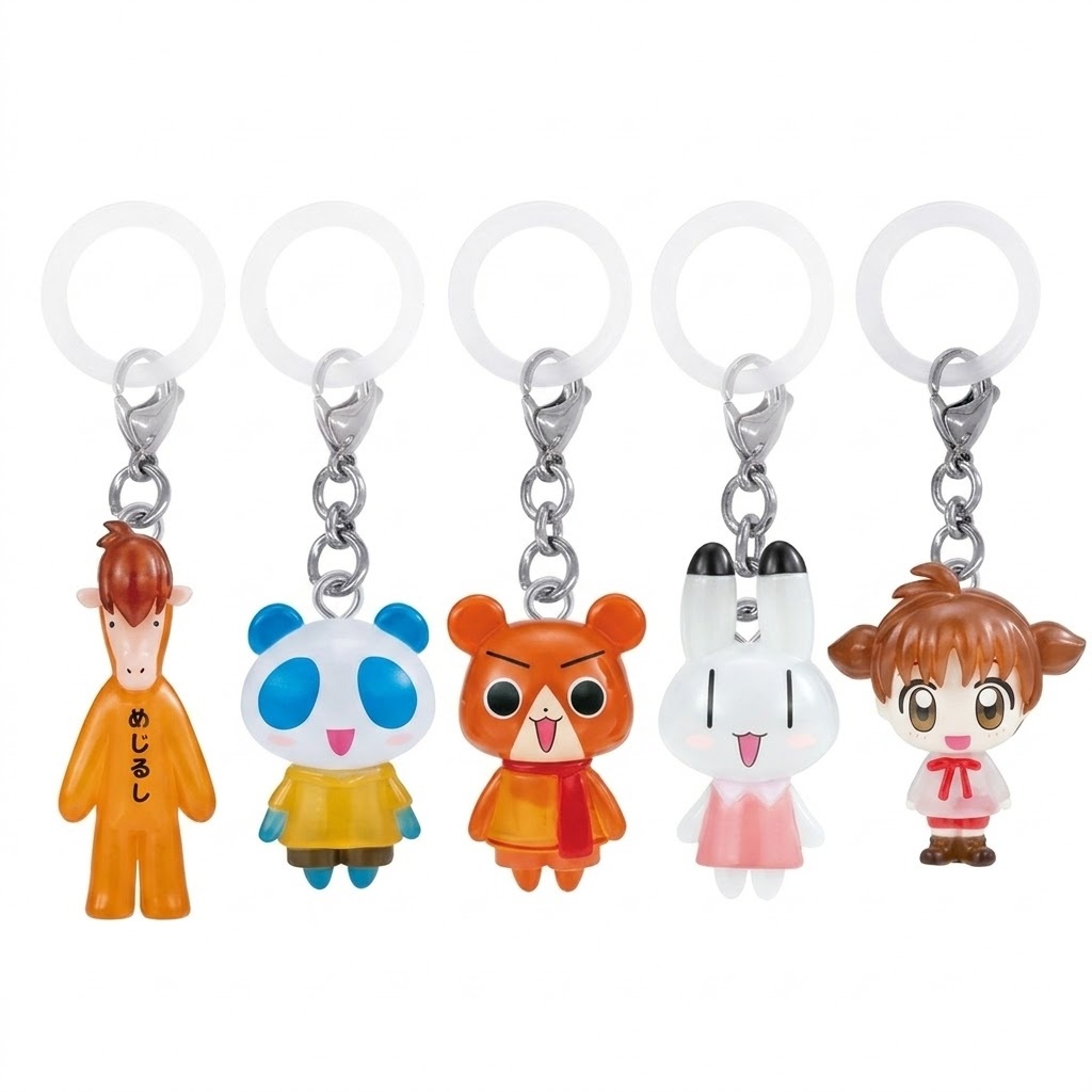 [扭蛋] Gashapon 動物橫町 雨傘吊飾 (1套5款)