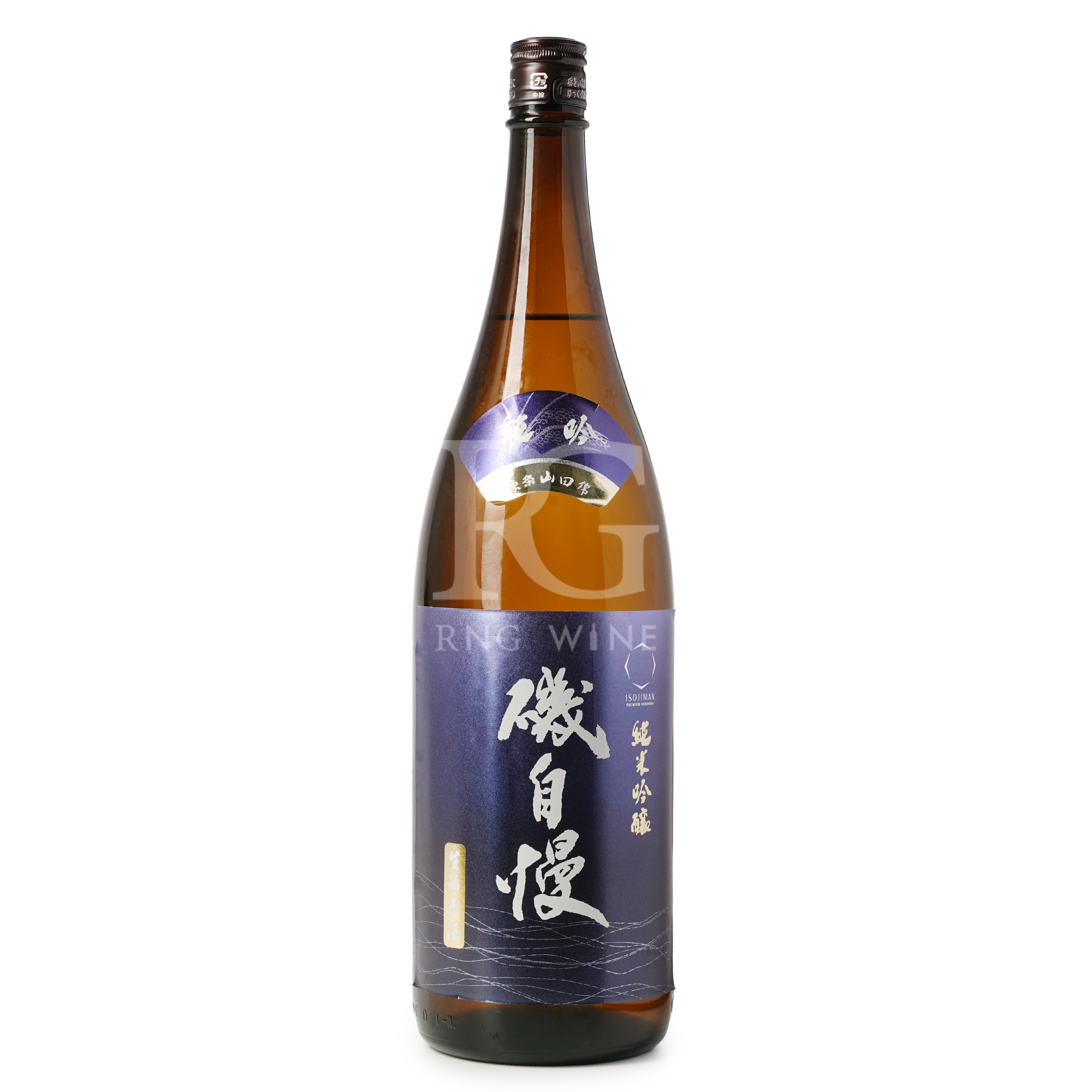 磯自慢 純米吟醸 生原酒 (1800ml)