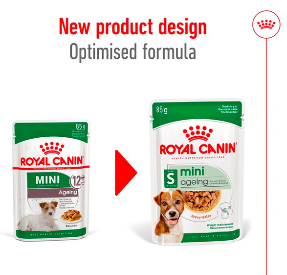 Royal Canin - 狗濕糧 - 小型老犬12+營養主食濕糧 (肉汁) 85G (12包)