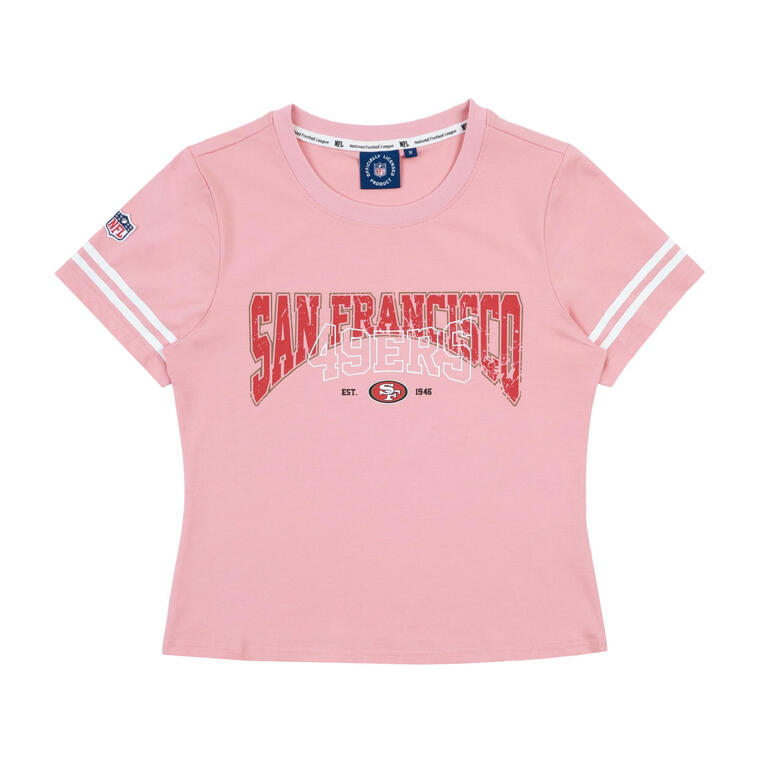 NFL 短T 粉色 SF 隊伍 印花 短袖 T恤 女 2622100341